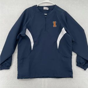 Illinois Fighting Illini 1/4 Zip Windbreaker Pullover